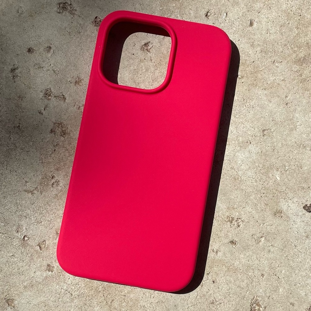 Red phone case